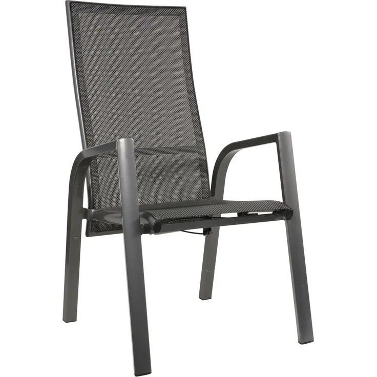 Gardissimo BERN Alu Diningsessel Stapelsessel Gartenstuhl verstellbar – Bild 2