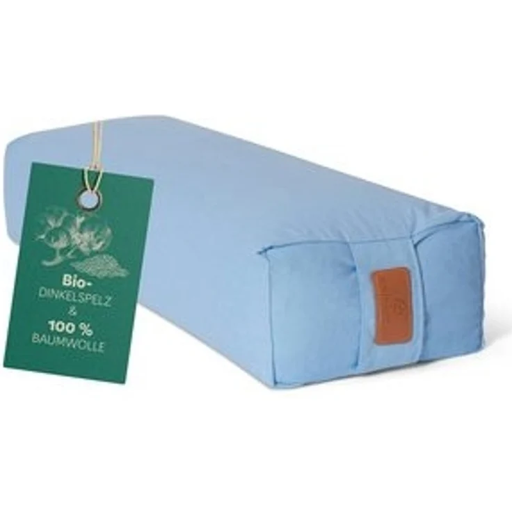 #DoYourYoga Yogakissen Yoga Bolster Paravati, gefüllt mit Bio-Buchweizenschalen,Yogakissen 67x22x13cm – Bild 6