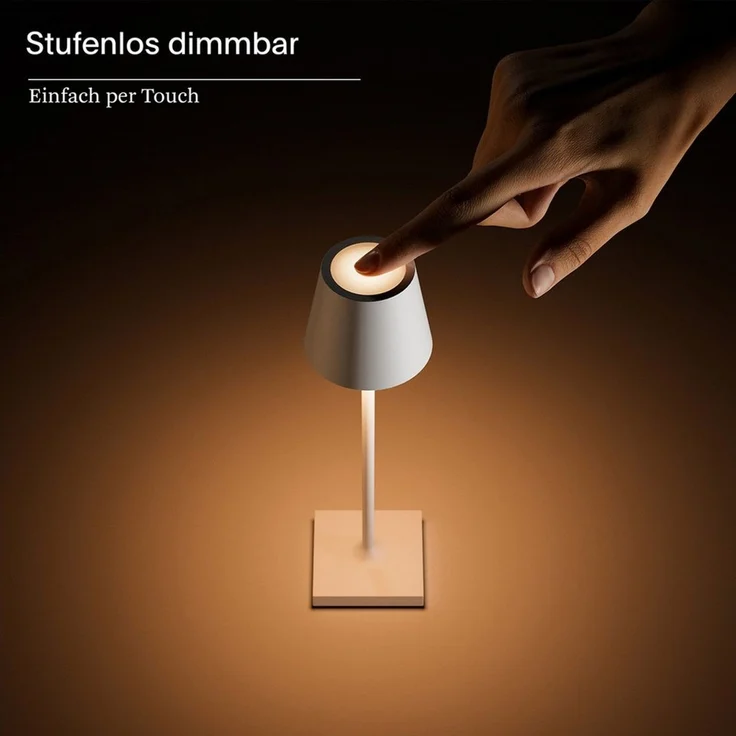 SIGOR LED Tischleuchte NUINDIE Pocket Nachtschwarz, Dimmbar, LED fest integriert, Warmweiß – Bild 3