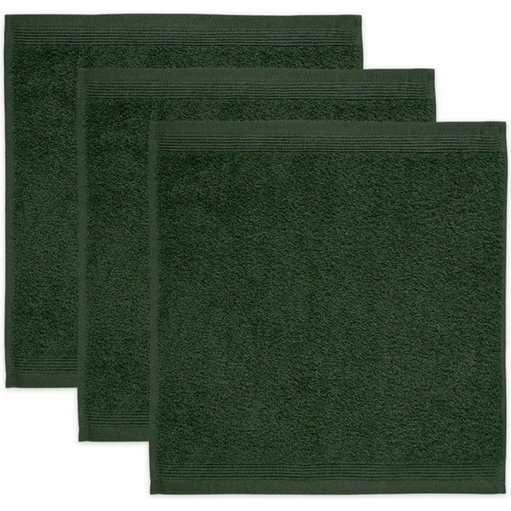 Möve Superwuschel Seiftuch 30x30 cm aus 100% Baumwolle, Cypress 3er Set – Bild 3