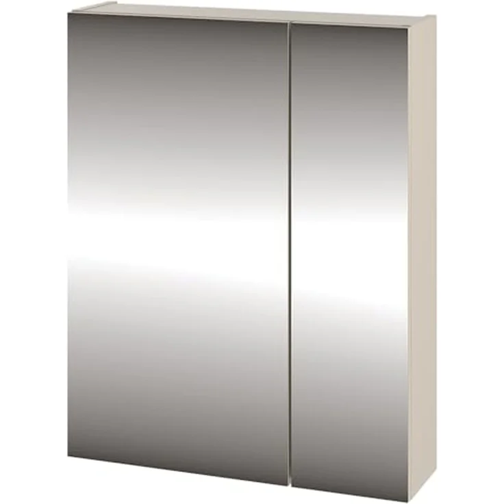 Lomadox Spiegelschrank AQUINO-140 Badezimmerspiegel Spiegel Badezimmerschrank 60 cm breit in kaschmir – Bild 1