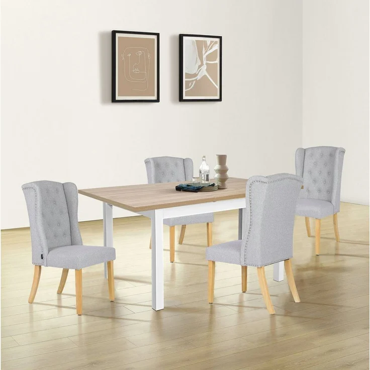 OTTO home Esstisch Ismund, aus Melamin und MDF Holz, Auszugsfunktion, Breite 120 oder 160 cm – Bild 1