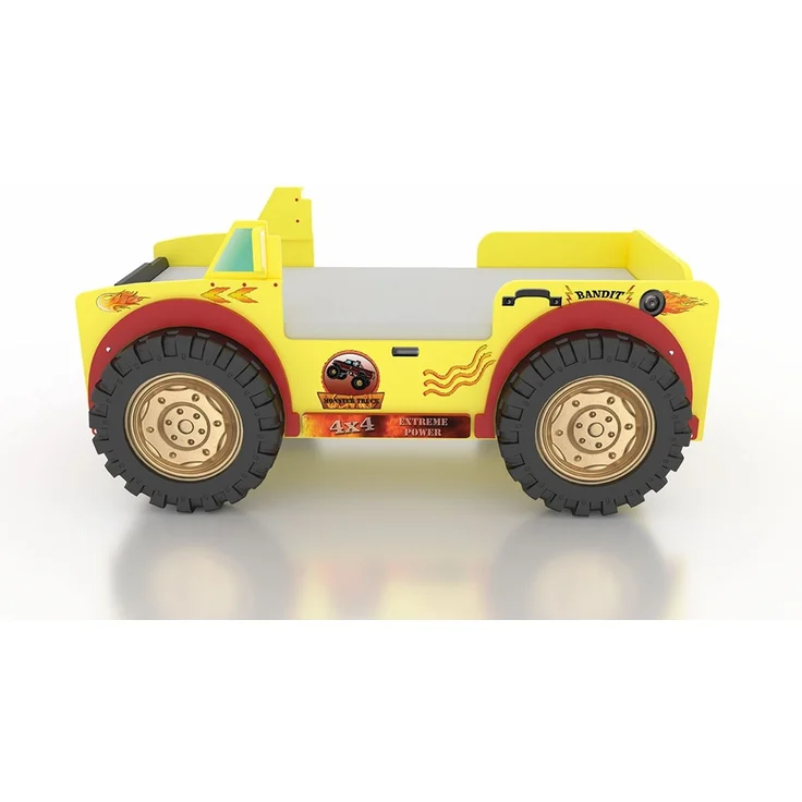 Autobett Monster Truck mit Matratze & Lattenrost – Bild 6