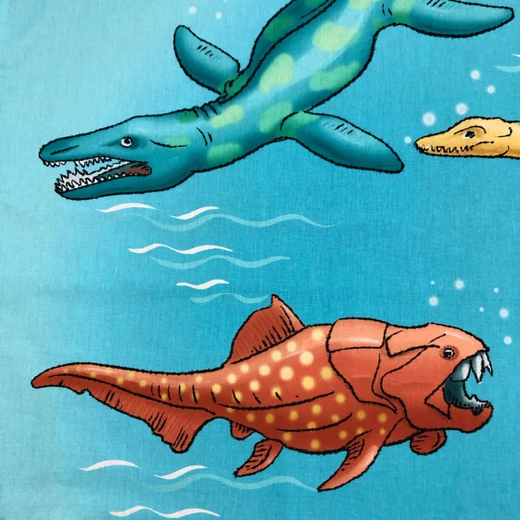 Dino Urzeit Bettwäsche Digitaldruck Bunt ESPiCO Sleep and Dream 135 x 200 + 80 x 80 cm – Bild 7