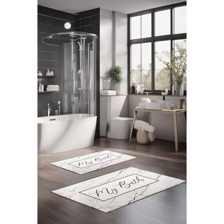 Mijolnir 'CT-5284' Badematten-Set (2-teilig), Mehrfarbig