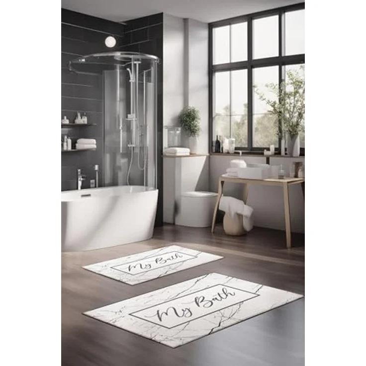Mijolnir 'CT-5284' Badematten-Set (2-teilig), Mehrfarbig – Bild 1