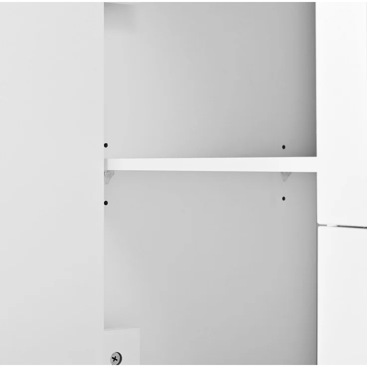 Sideboard 160x40x80,5 cm mit 4 Türen, 2 Schubladen und App-steuerbarer LED-Beleuchtung – Bild 10