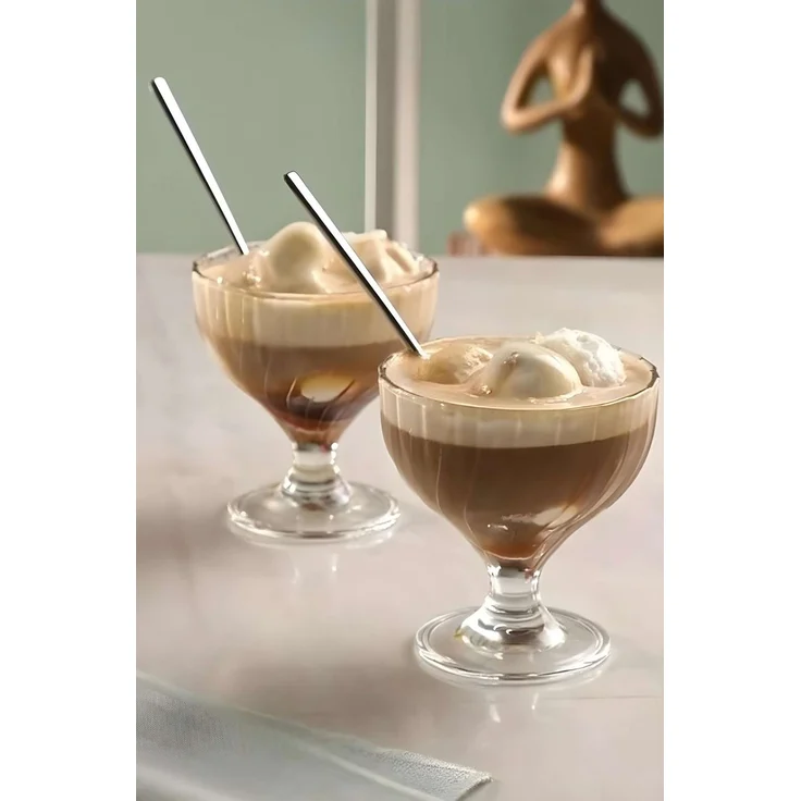 Hermia Concept 'PB-51819' Eisbecher-Set aus Glas (2-teilig), Transparent, 10 x 10 x 10,5 cm, 240 ml – Bild 1