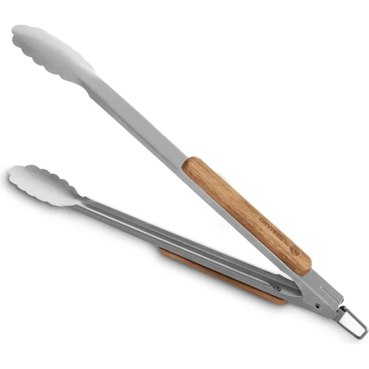 BURNHARD® Grillbesteck-Set 5-tlg. 42 cm, Akazienholz Edelstahl - Multi-Color - #946179 – Bild 3