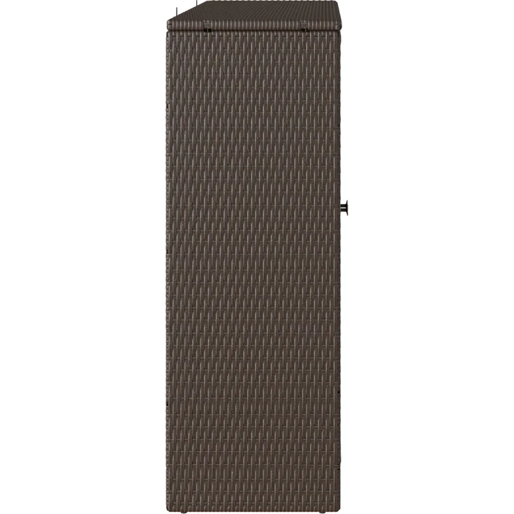 vidaXL Aufbewahrungsschrank mit Regal Braun 100 x 36 x 102 cm Rattan 4103822 – Bild 3