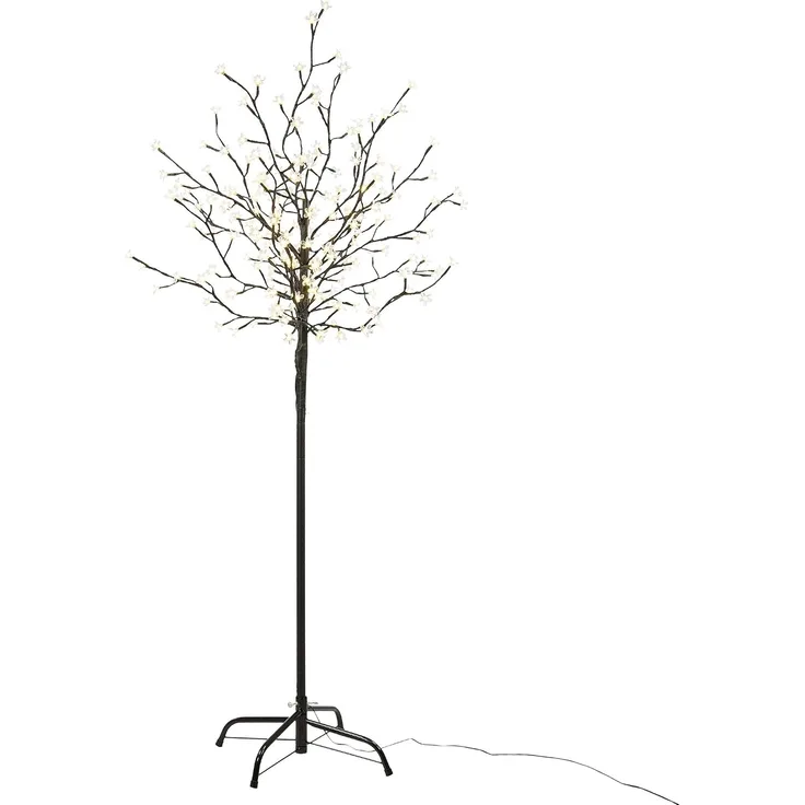 Nipach LED-Lichterkette BA11639 LED Lichterbaum 200 Blüten 150cm
