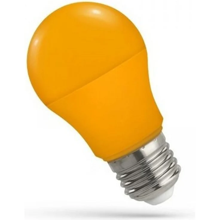 Spectrum LED-Leuchtmittel LED E27 A50 Farbig Bunt 4,9W Birnenform 270° Lichterkette Deko ORANGE, E27, Orange – Bild 3