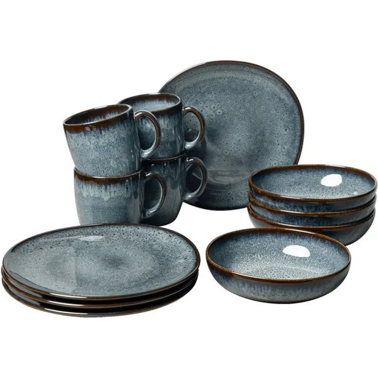 like. by Villeroy & Boch Lave gris Becher mit Henkel 400 ml - DS