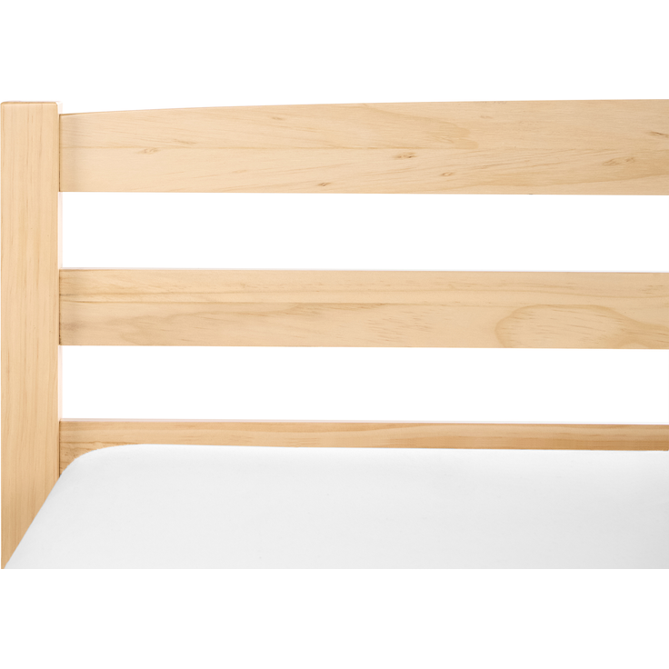 Bett mit Lattenrost Kiefernholz ECHALLON 80 x 200 cm Hellbraun – Bild 6