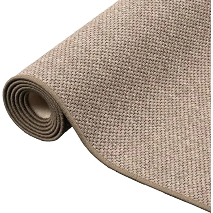 Snapstyle Flachgewebe-Teppich, Braun, 100x300 cm, strapazierfähig, geeignet für Fußbodenheizung, pflegeleicht – Bild 4