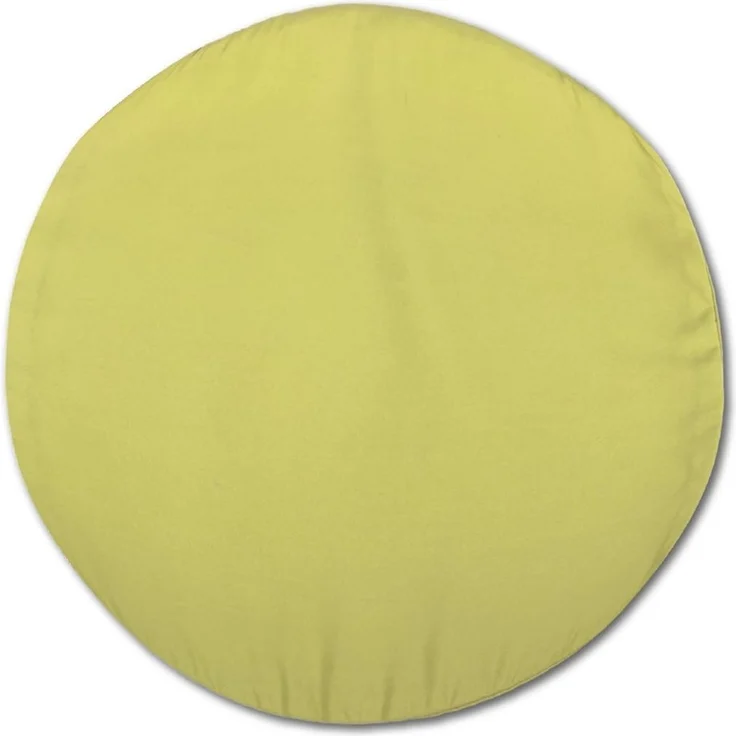Kissenhülle Dekokissen Kissenbezug Microfaser - viele Größen und Farben Grün Ø 50 cm – Bild 1