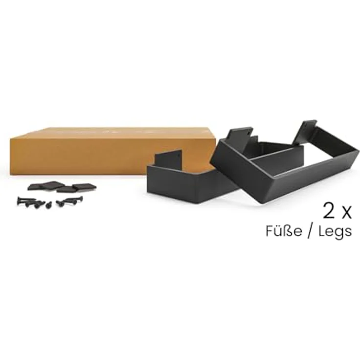 HEVVA Möbelfuß Möbelfüße LUXEMBURG - 7 Größen 20-50 cm - Kommodenbeine, Schrankfüße, (Set-Option: Sie können entweder 1 Stück oder ein Set von 2 Stück kaufen) – Bild 3