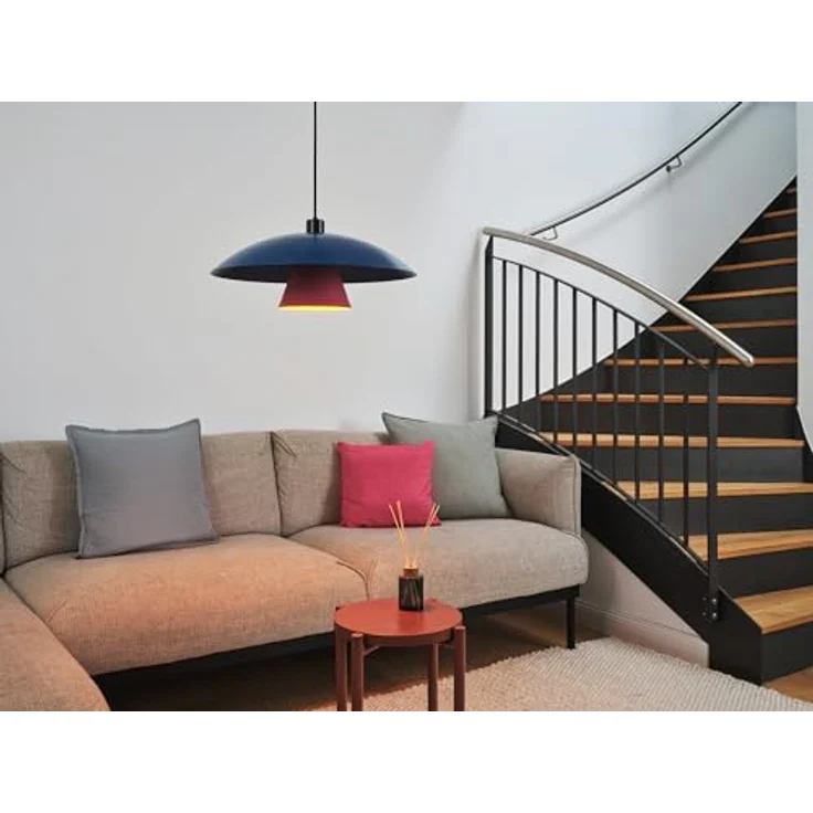 OSRAM Decor Flying Mushroom, Hängelampe aus Stahl mit E27-Fassung, blau/pink – Bild 6