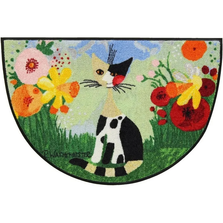 Salonloewe Fußmatte Fußmatte 60x85 Rosina Wachtmeister Annette halbrund, Halbrund, Höhe: 600 mm – Bild 1