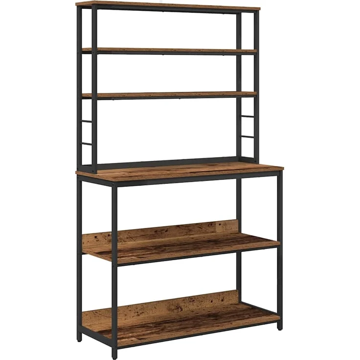 vidaXL Küchenregal Altholz 100 x 40 x 168 cm Holzwerkstoff 883896 – Bild 1
