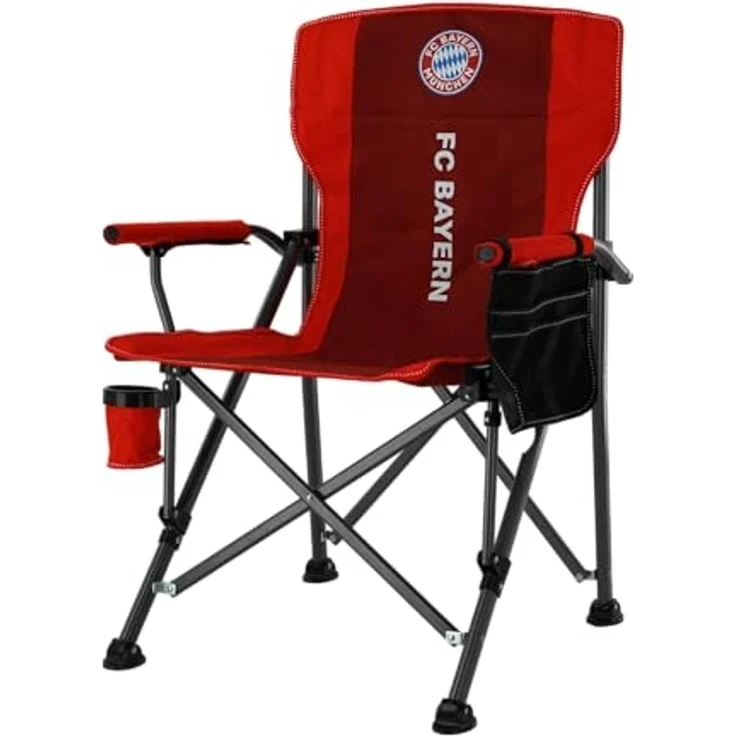FC Bayern München Campingstuhl FC Bayern München Campingstuhl faltbar (Rot) – Bild 2