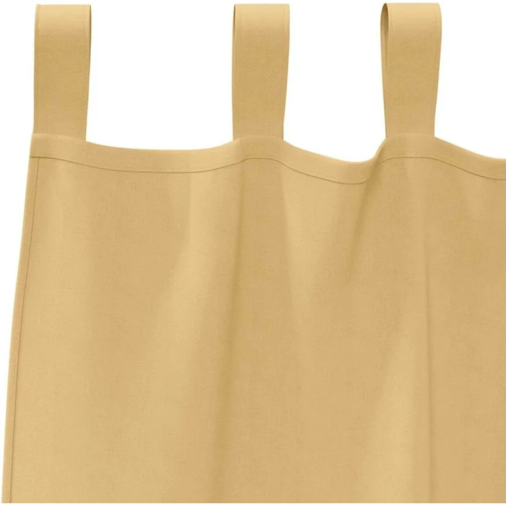 vidaXL Verdunkelungs-Vorhänge mit Ringen 2 pcs Beige 245 x 140 cm 4107536 – Bild 4