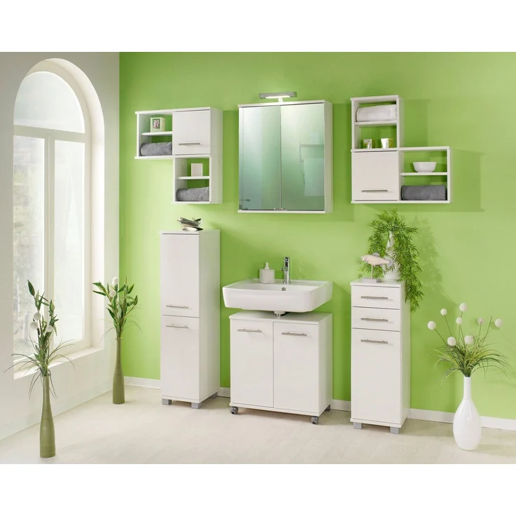 Schildmeyer Hängeschrank 119993 Isola, 60x20. 5x65 cm, weiß – Bild 2