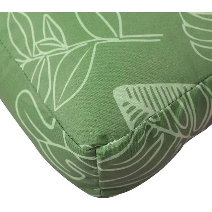 vidaXL Palettenkissen Blattmuster 80x40x12 cm Stoff 360620 – Bild 7