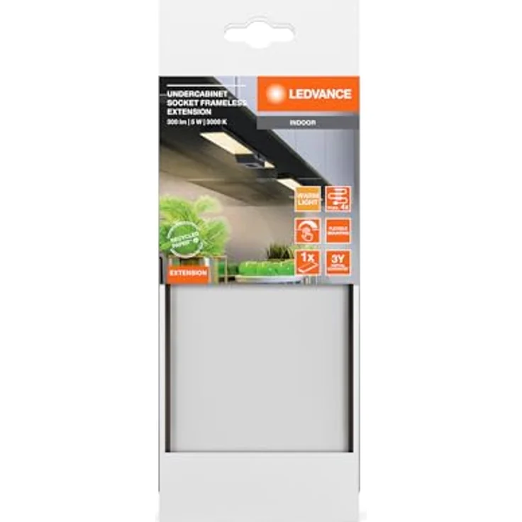 LEDVANCE Unterbauleuchte Flood 830 DIM Schwarz Verlängerung – Bild 9