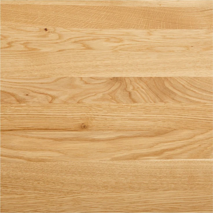 Linea Natura 'BERN' Schreibtisch, Massivholz Eiche, 120 x 76 x 65 cm, mit 2 Schubladen – Bild 4