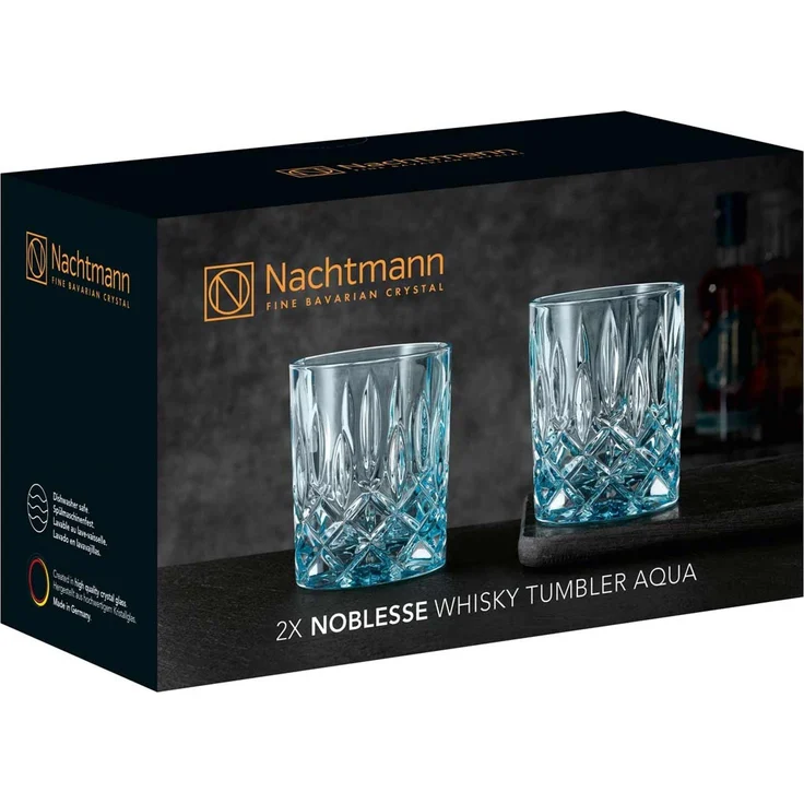 Nachtmann Noblesse Fresh Whiskygläser aqua 4er Set – Bild 2
