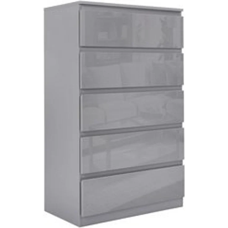 HTI-Living Kommode Kommode Kenji 5 Schubladen Hochglanz (Stück, 1 St, 1 Kommode), Sideboard – Bild 5