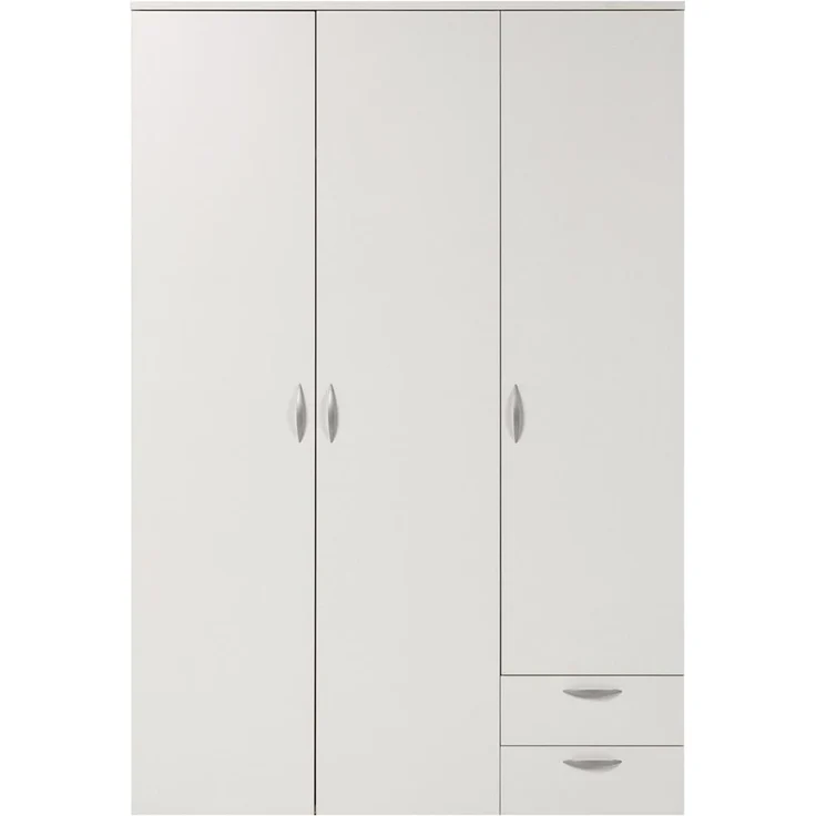 Kleiderschrank, weiß, 120 x 177 x 52 cm – Bild 2