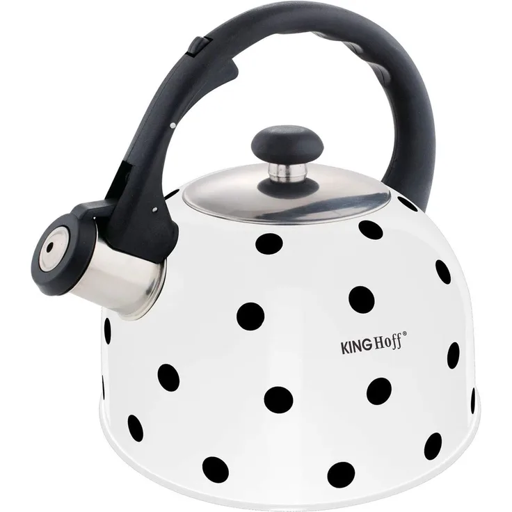 Kinghoff Kinghoff Polka-Dot emaillierter Wasserkocher 2,6l KH1053