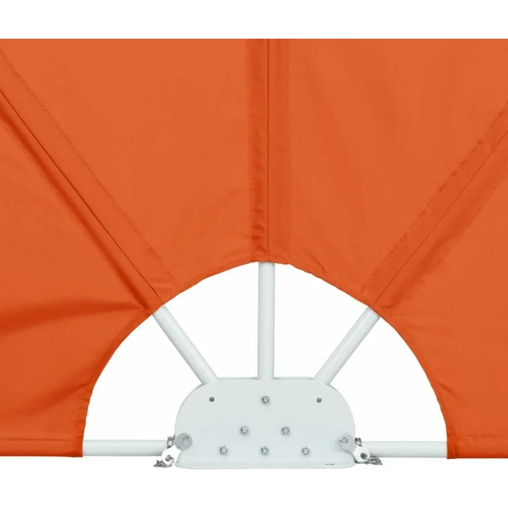 vidaXL Faltbarer Terrassen-Seitenfächer Terracotta-Rot 400×200 cm 44574 – Bild 3