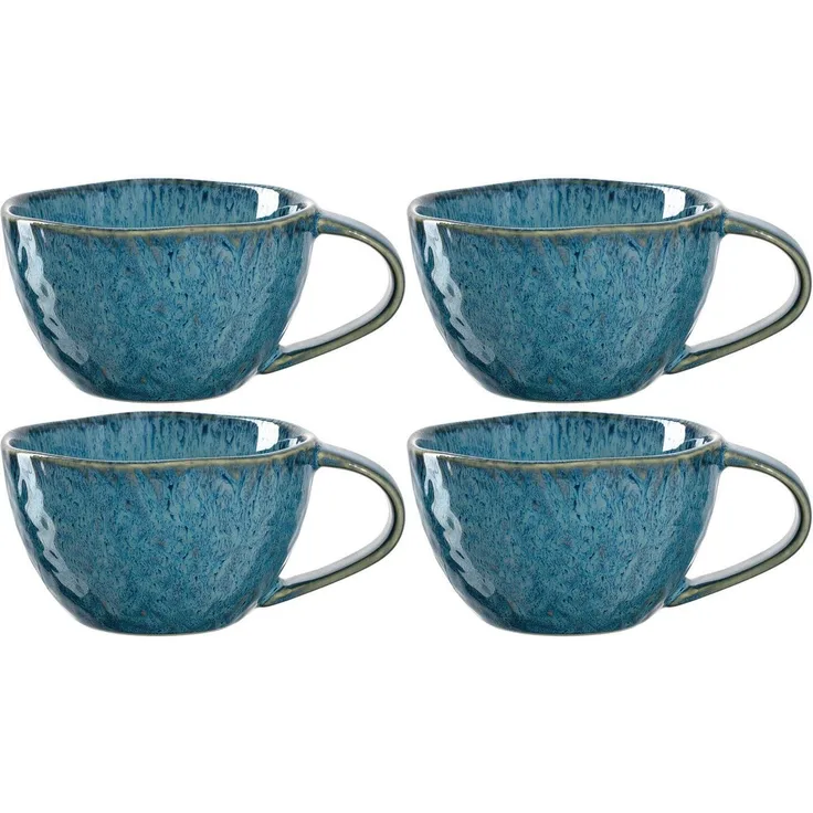 Leonardo MATERA Keramiktasse 290 ml blau 4er Set