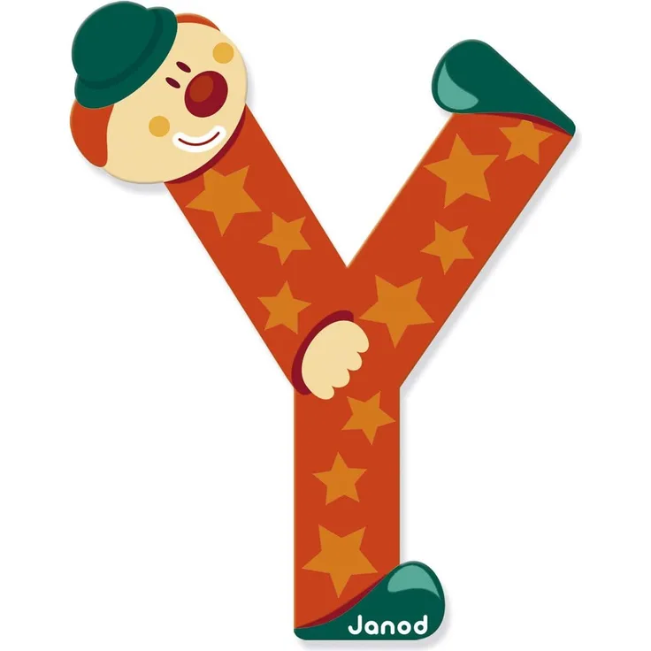 Buchstaben Clown Y - 1 Buchstabe, zufällige Auswahl, keine Vorauswahl möglich