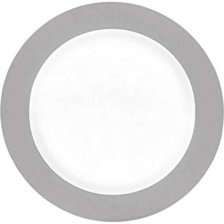 Ritzenhoff & Breker Doppio Dessertteller, Kleiner Teller, Kuchenteller, Porzellan, Grau, Ø 20 cm, 576849