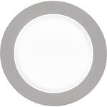 Ritzenhoff & Breker Doppio Dessertteller, Kleiner Teller, Kuchenteller, Porzellan, Grau, Ø 20 cm, 576849