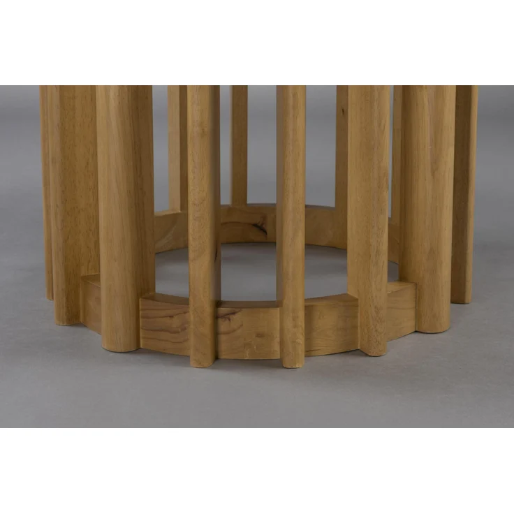 Esstisch BARLET Rund Ø 120 cm Eichenfurnierplatte von DutchBone – Bild 5