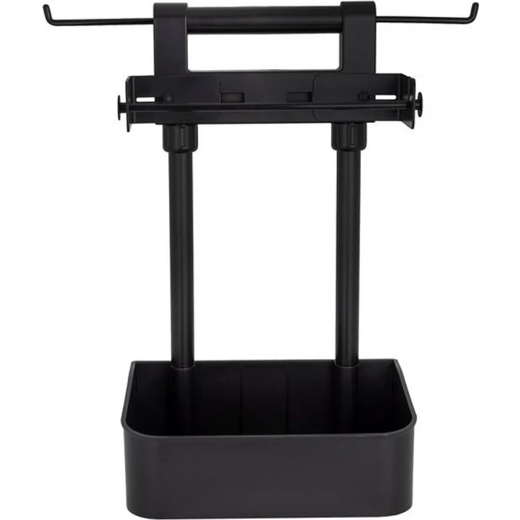 Haushalt International Grillhaken Chefware BBQ Grillbutler für Grillbesteck mit Küchenrollenhalter, einstellbare Haken für Küchenhelfer / Grillzange – Bild 3