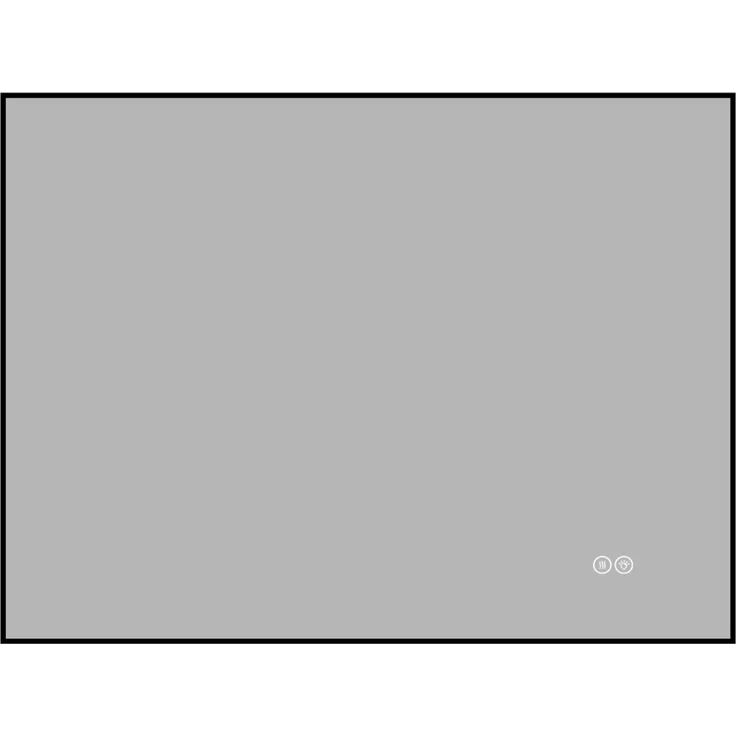 Badezimmerspiegel 50x70 cm mit LED-Hintergrundbeleuchtung, Aluminiumrahmen und Anti-Beschlag-Funktion – Bild 8