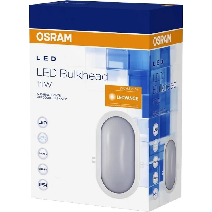 LED Außenwandleuchte Osram Bulkhead 11W Weiß – Bild 2