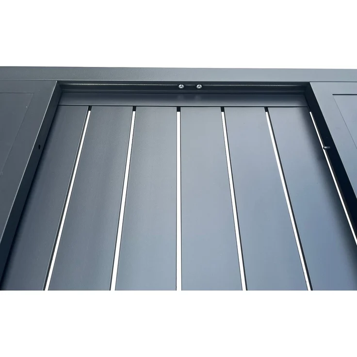 Gardissimo LEAF XL Alu-Ausziehtisch Gartentisch 160/240x90cm anthrazit – Bild 7