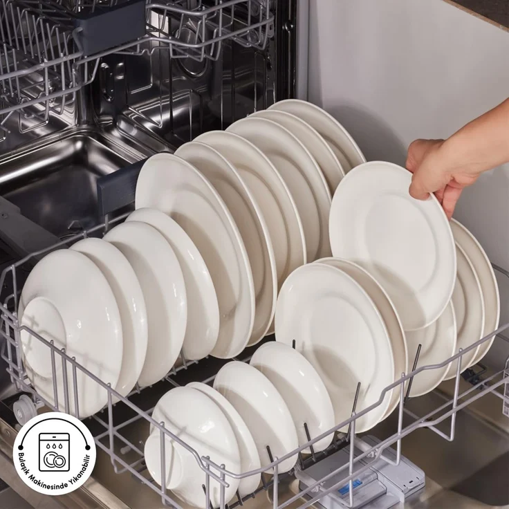 Karaca Geschirr-Set Karaca Streamline Remi 18-tlg Bone China Geschirrset für 6 Personen – Bild 8