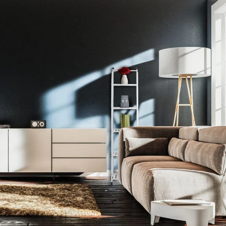 Schmales Standregal mit 5 Ablagen – Bild 5