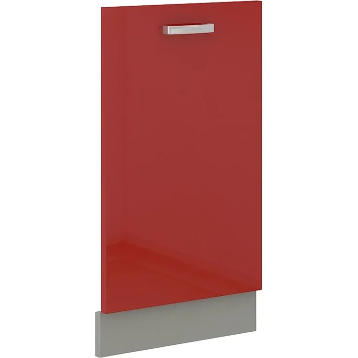 Frontblende Geschirrspüler vollintegriert 45 cm Rot Hochglanz Küche Rose Bianca