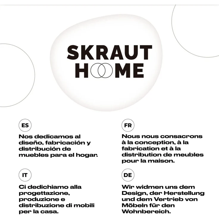 Skraut Home – TV-Schrank für Wohnzimmer – 57 x 95 x 40 cm – geeignet für 32/40" Fernseher – Modell Wind 100 – Puccini – weiße Flügeltür – Bild 6