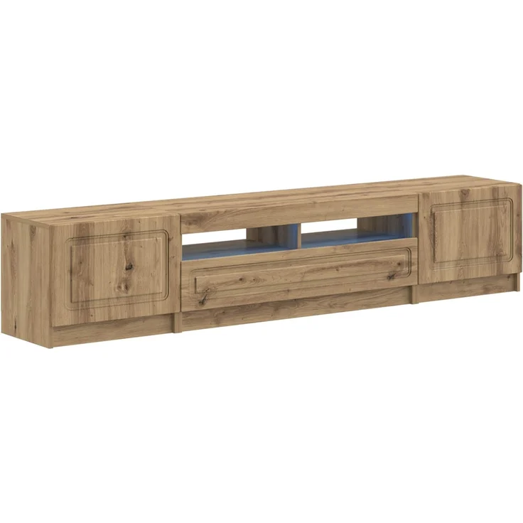vidaXL LED-TV-Schrank UTRECHT 3 stk. Artisan-Eiche Holzwerkstoff 3417013 – Bild 2