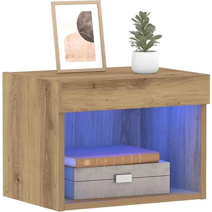 TV-Schrank 2 pcs, Lowboard TV Artisan-Eiche 40 x 30 x 30 cm Holzwerkstoff – Bild 3
